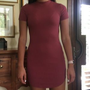 Dusted rose pink dress